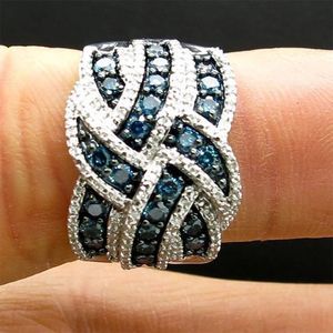 blue sapphire wedding ring